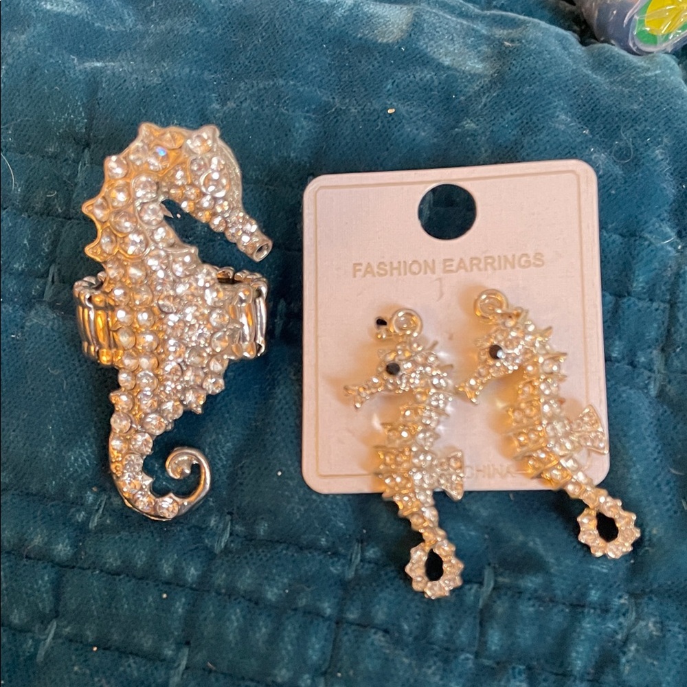 Seahorse Jewelry Set for